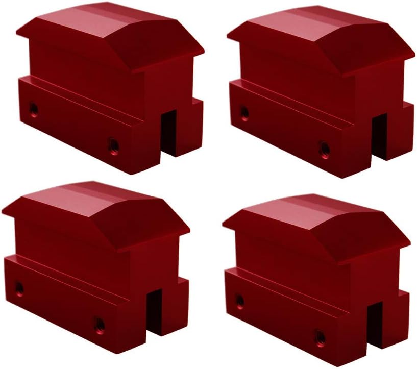 Billet Anodized Black Aluminum Floor Jack Lift Pads L46317