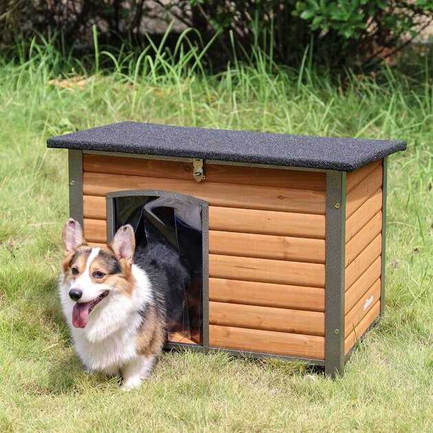 Wooden Dog Crates House with Iron Frame G3274