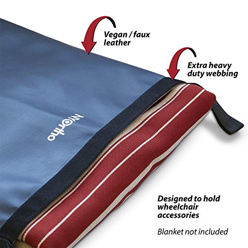 Wheelchair Foot Rest Extender Elevating Pad Leg Cushion Protector with Carrying Bag J923317