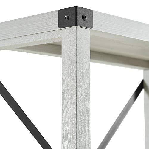 Stone Grey Metal Bookcase R5613