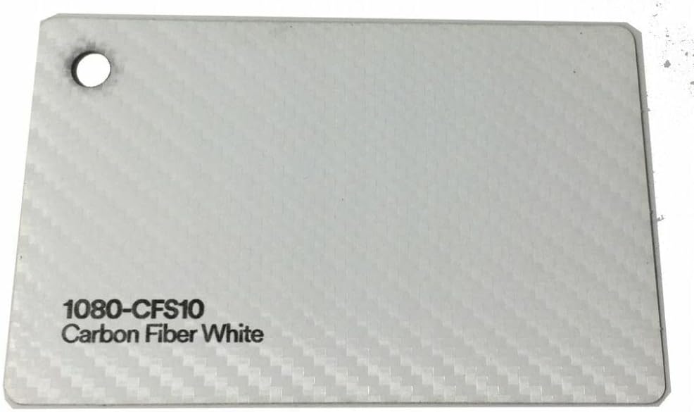 White Carbon Fiber Vinyl Flex Wrap Pack of 2 S61912