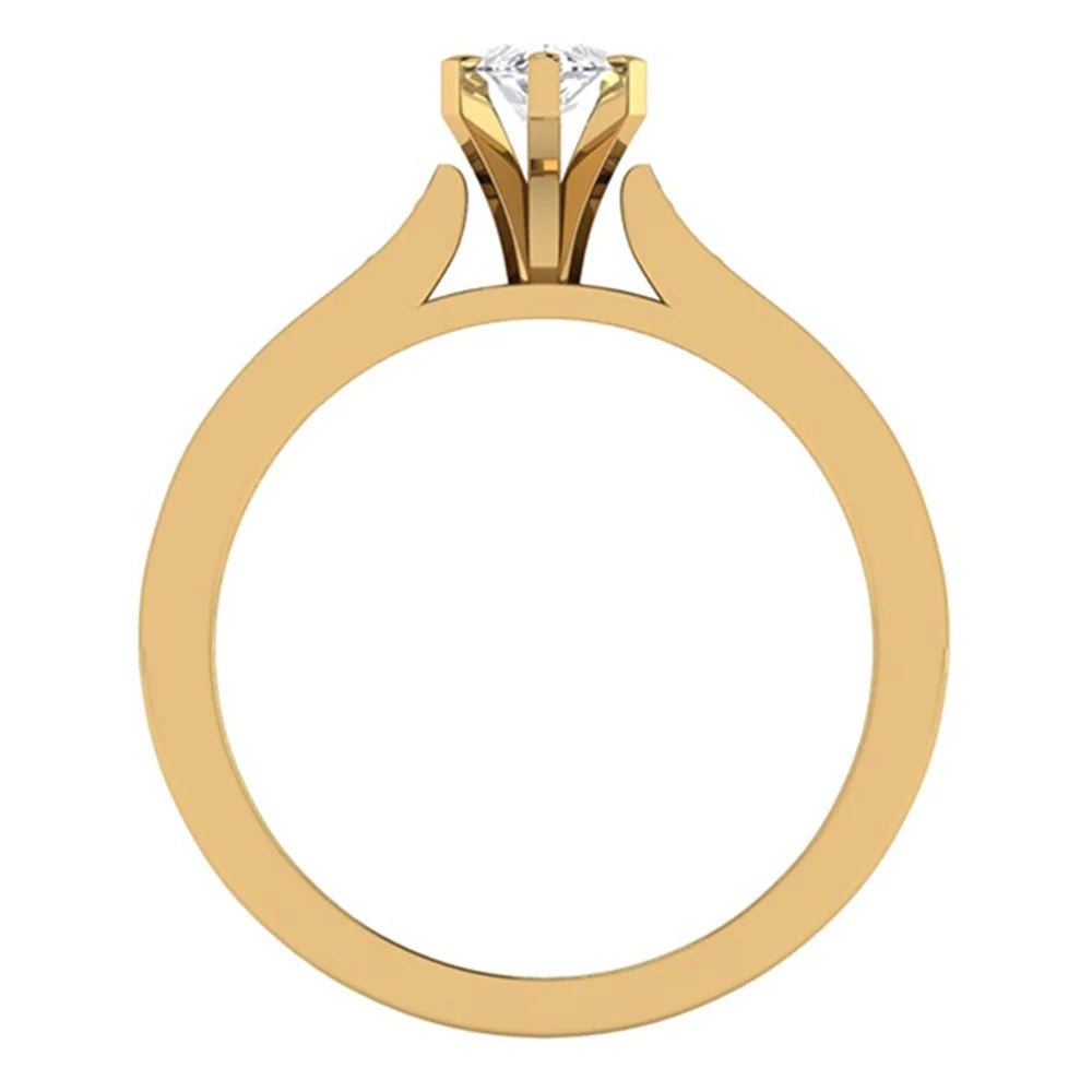 Black Diamond Ring 1.00 CT TW 14K Gold E3394