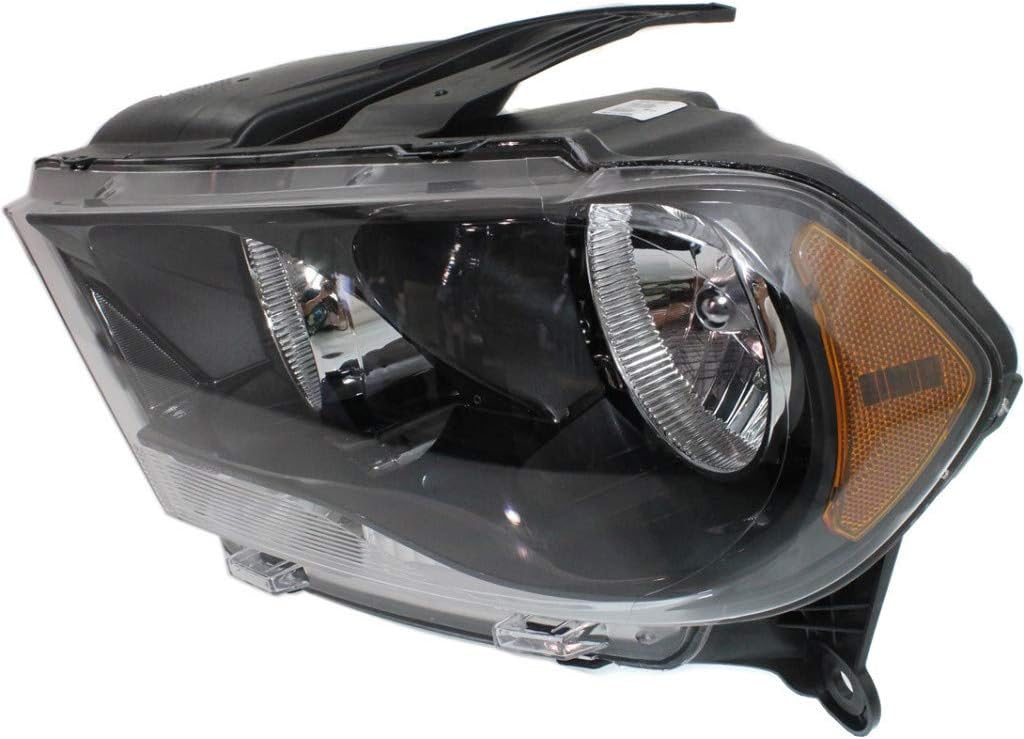 Pair Headlights Halogen Black Trim R453028