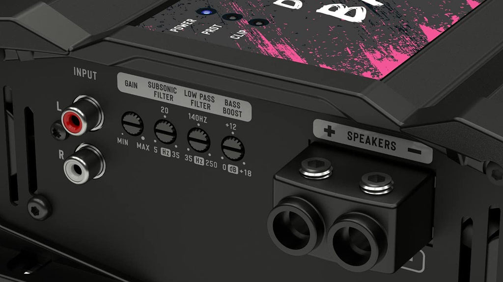 1 Ohm Mono Car Amplifier, 3000 Watts RMS L5974