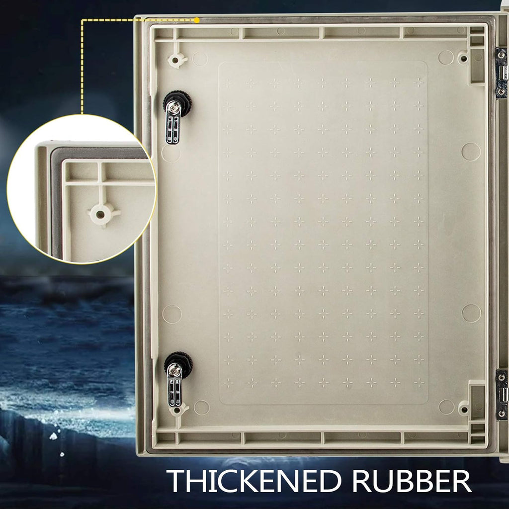 20 x 16 x 8 Inches Wall Mounted Waterproof Electrical Enclosure with Mounting Plate B957
