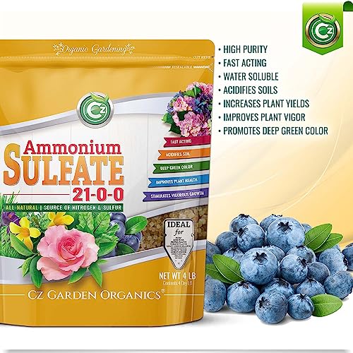Ammonium Sulfate Fertilizer 21-0-0 +24% Sulfur Plant Food H77550