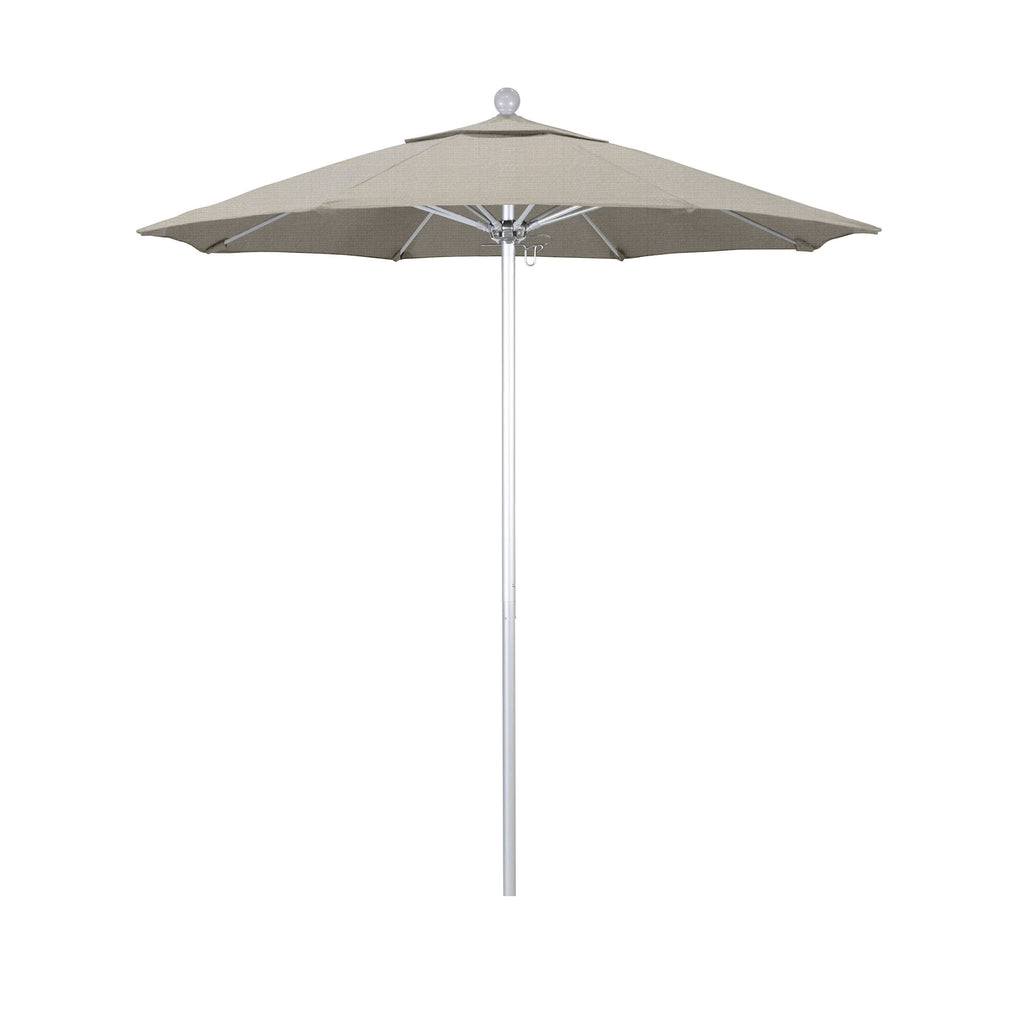 7.5 ft Silver Market Umbrella H7060