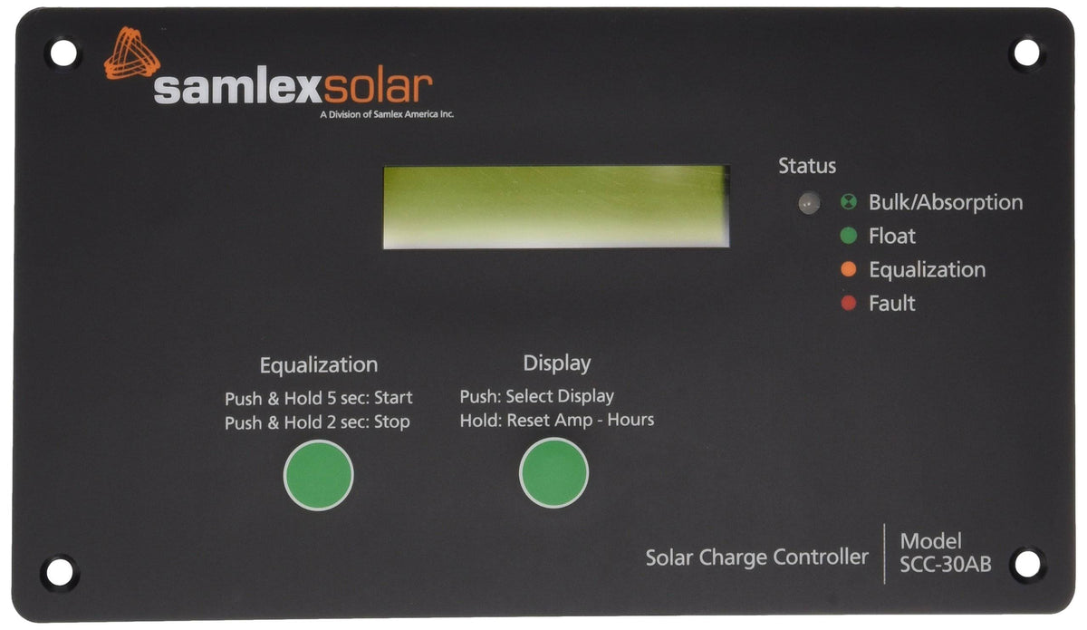 30A Flush Mount Solar Charge Controller R37088