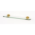 18x22 Glass Shelf - Satin Brass T160127