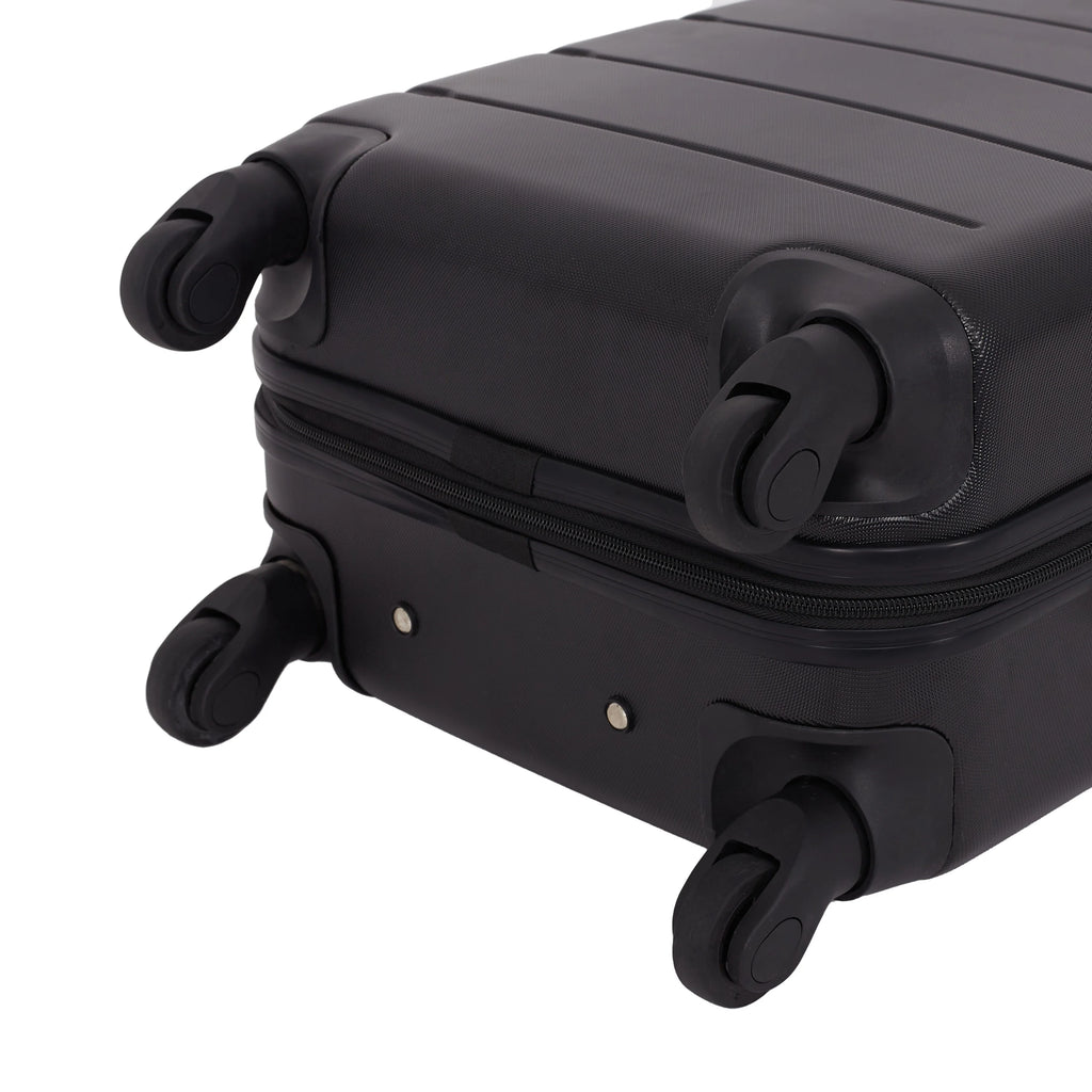 Black 20" Hard-Side Rolling Carry-on Luggage M289
