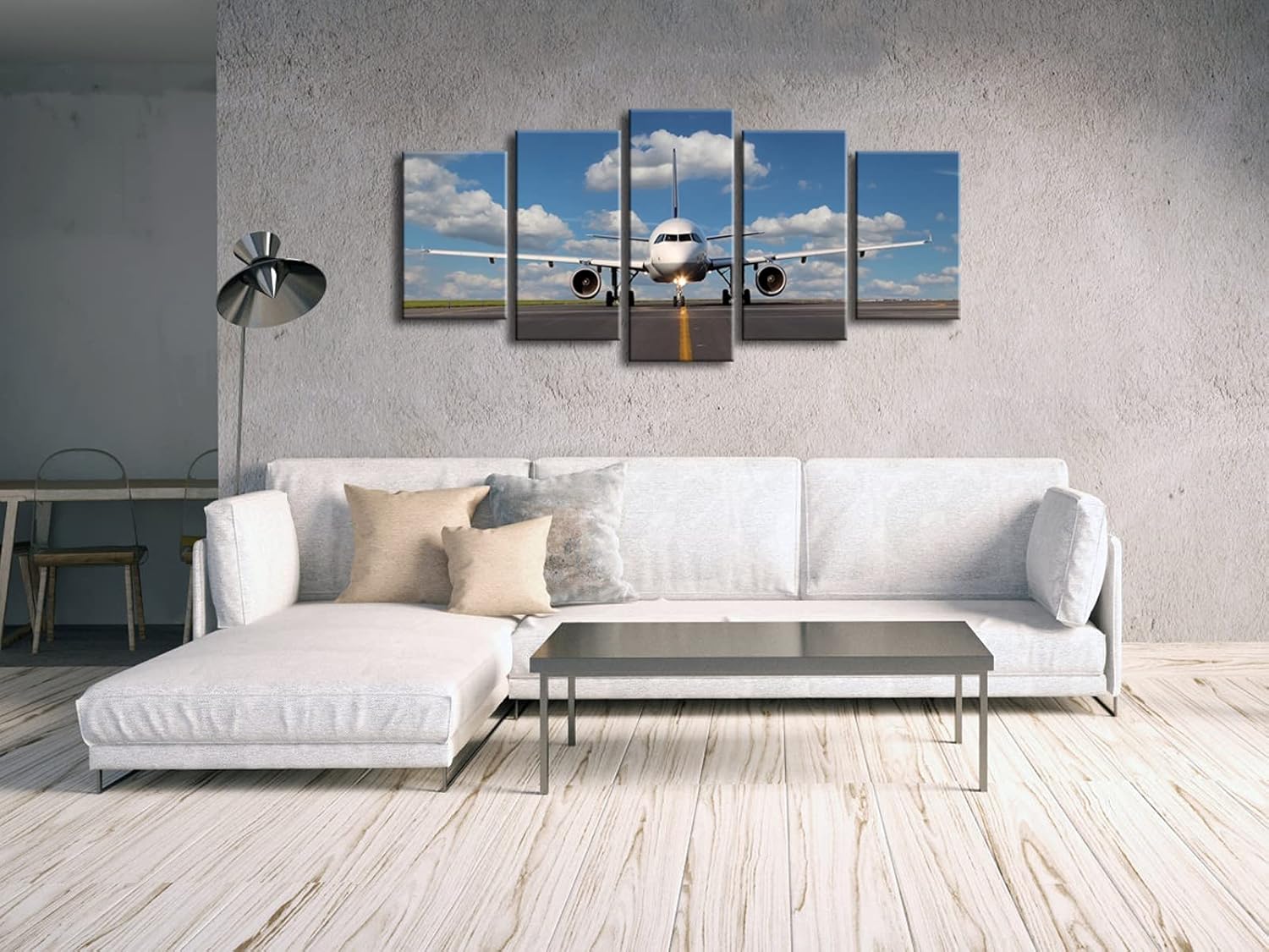 5 Panel Stretched Canvas Wall Art I733