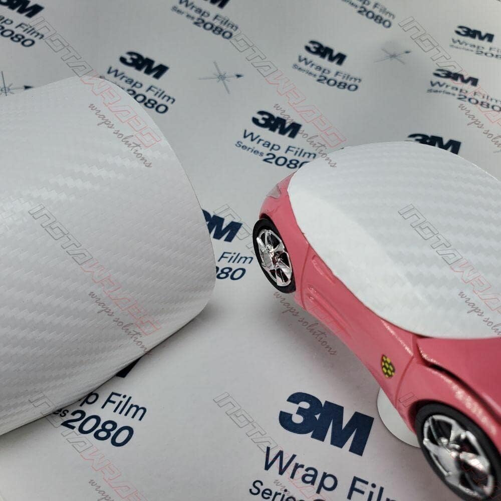 White Carbon Fiber Vinyl Flex Wrap Pack of 2 S61912