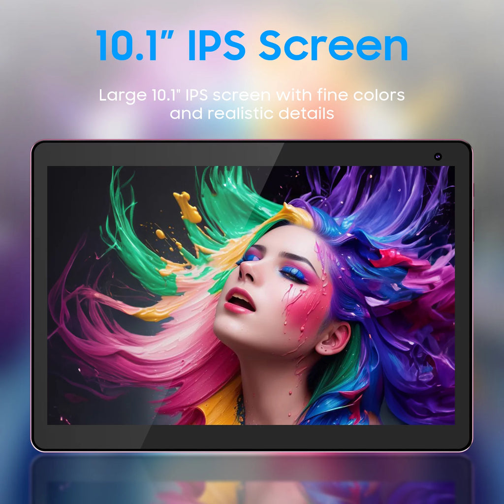 Pink 10 inch Android 12 Tablet with 32GB ROM B935050