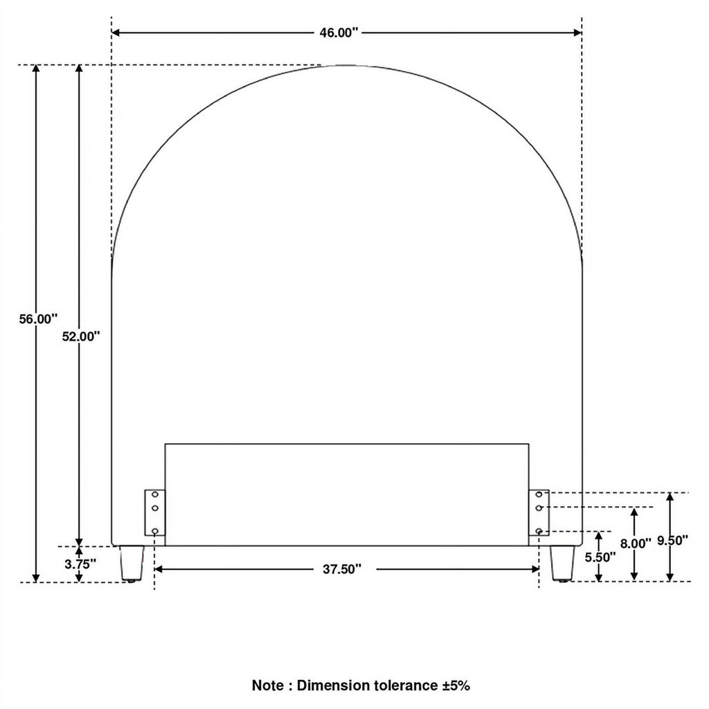Blush Velvet Twin Headboard N12351