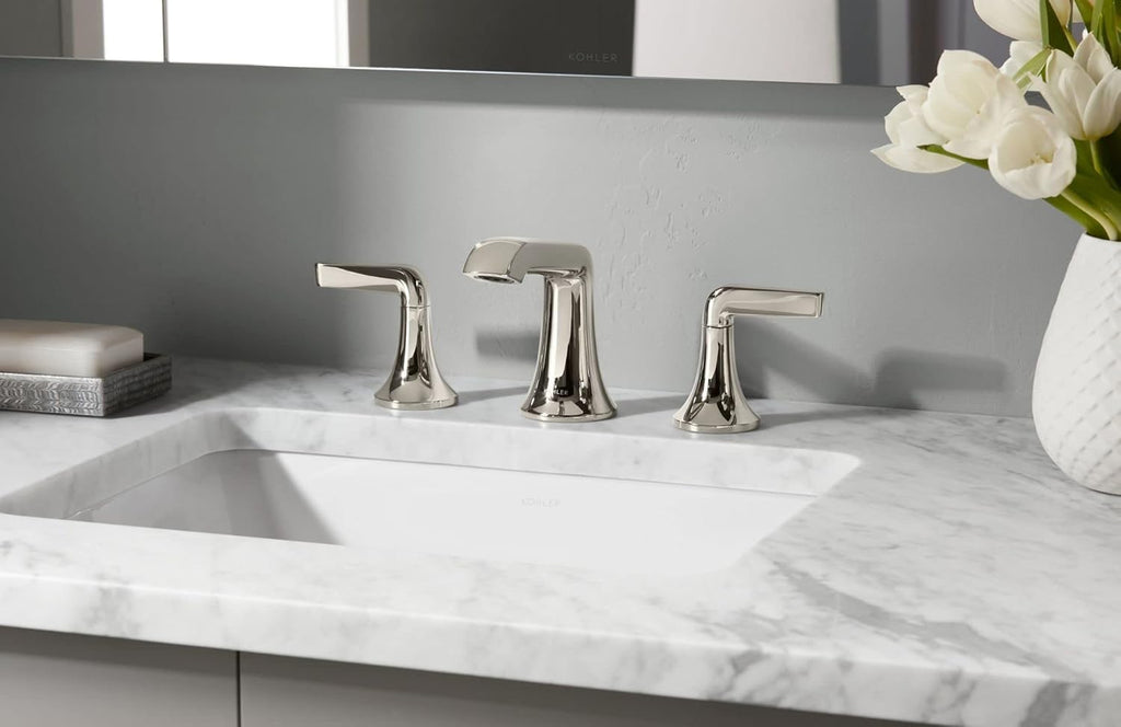 White Under-Mount Bathroom Sink C3272