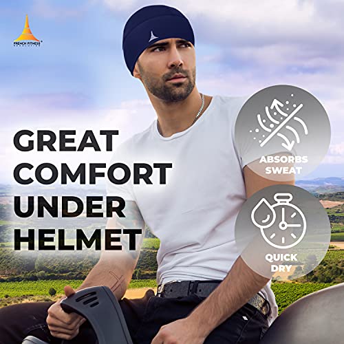 Sweat Wicking Skull Cap Beanie Q893