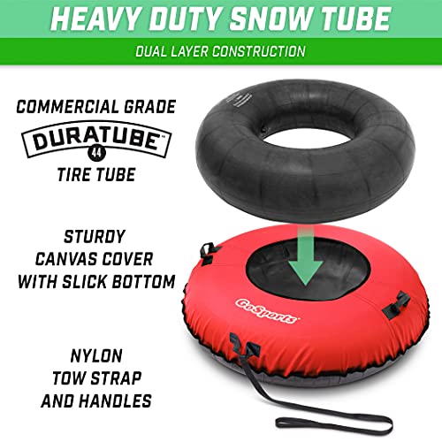44 in Heavy-Duty Winter Snow Tube with Canvas Cover J643783