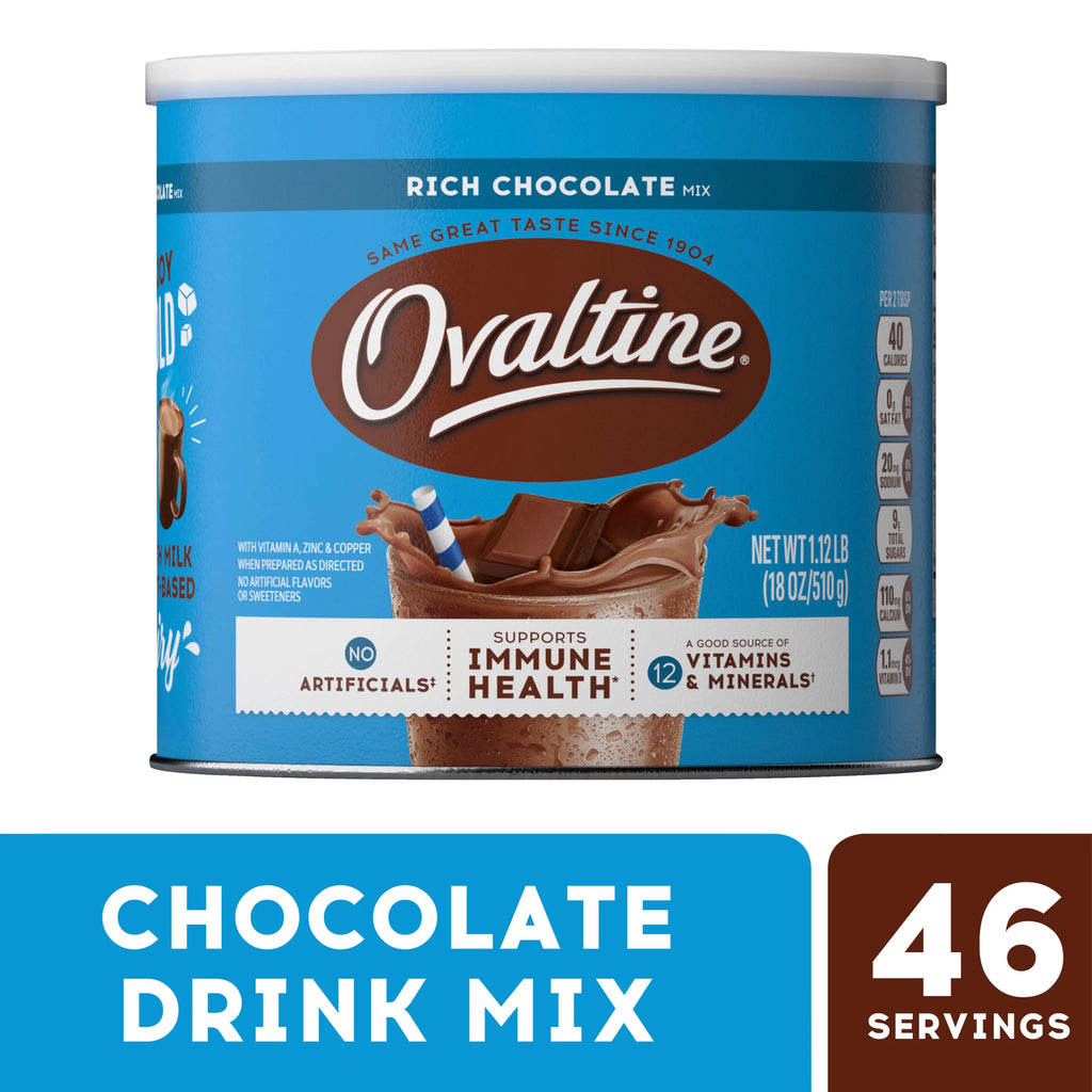 (4 pack) 18 oz Chocolate Drink Mix Powder C63252