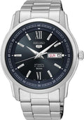 Automatic Watch with Black Dial, Stainless Steel Case & Bracelet A595365