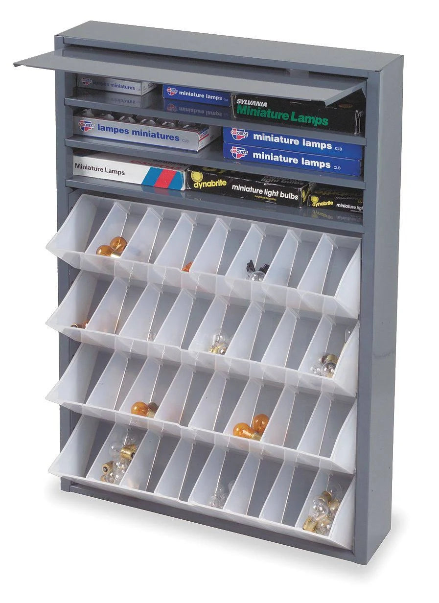 Gray Tilt Out Bin Dispensing Cabinet P35921