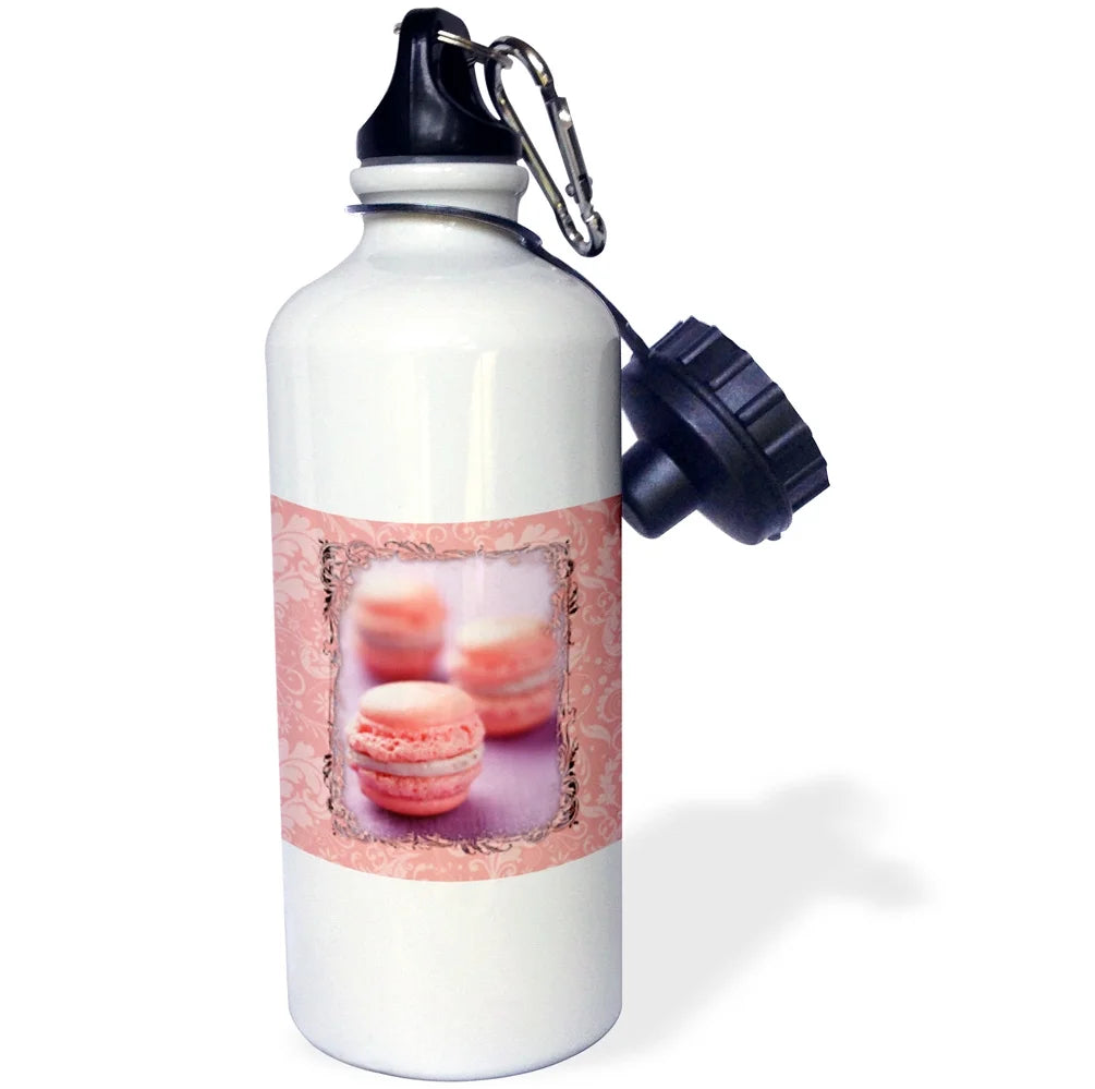 Pink Macaroons Sports Water Bottle, 21oz J995903