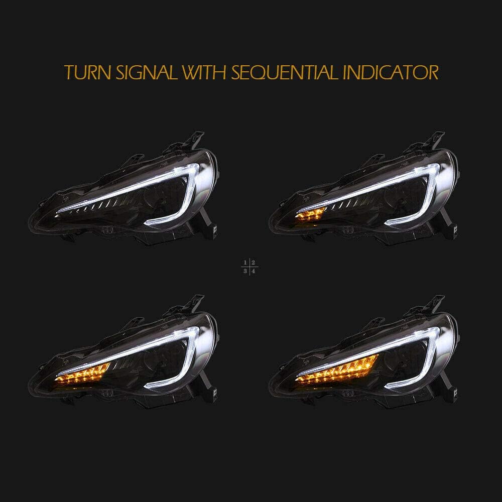 LED Sequential Headlights Set of 2 C342
