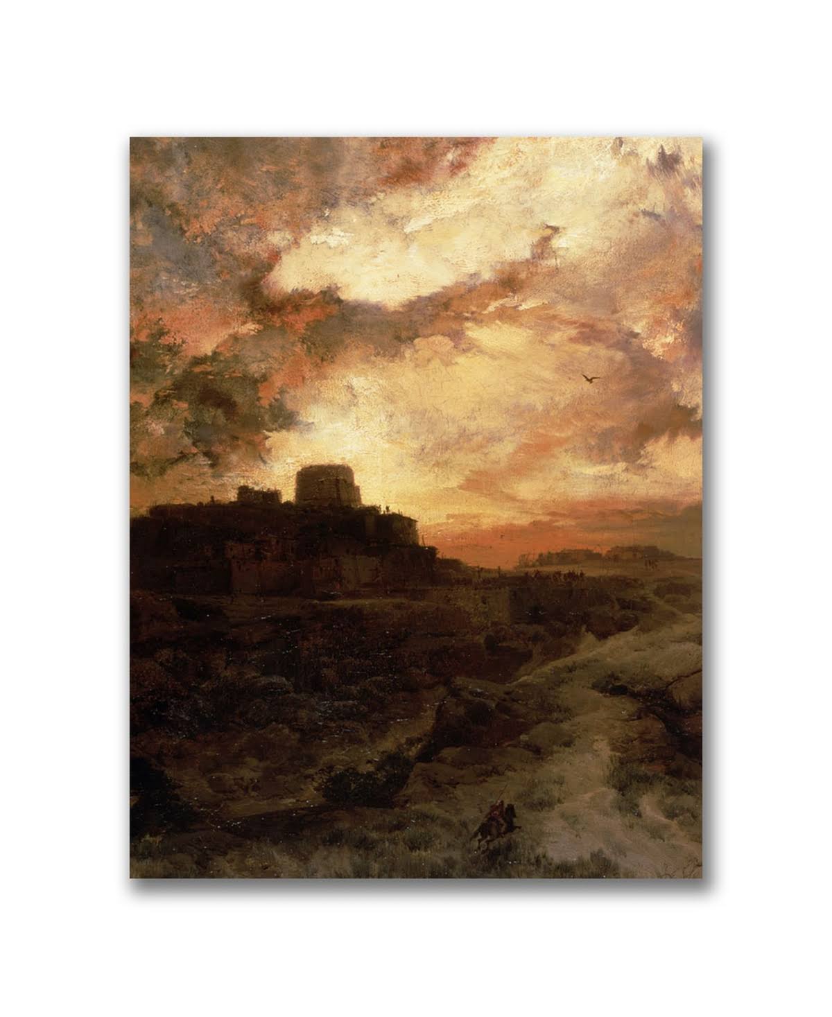 Sunset, Pueblo Del Walpe, Arizona Art Print B38147
