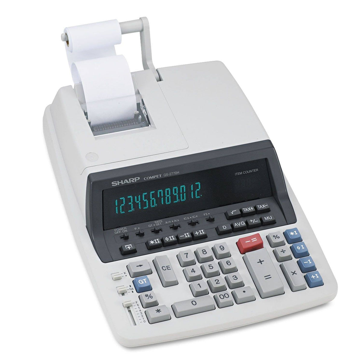 Black/Red Two-Color Printing Calculator U375