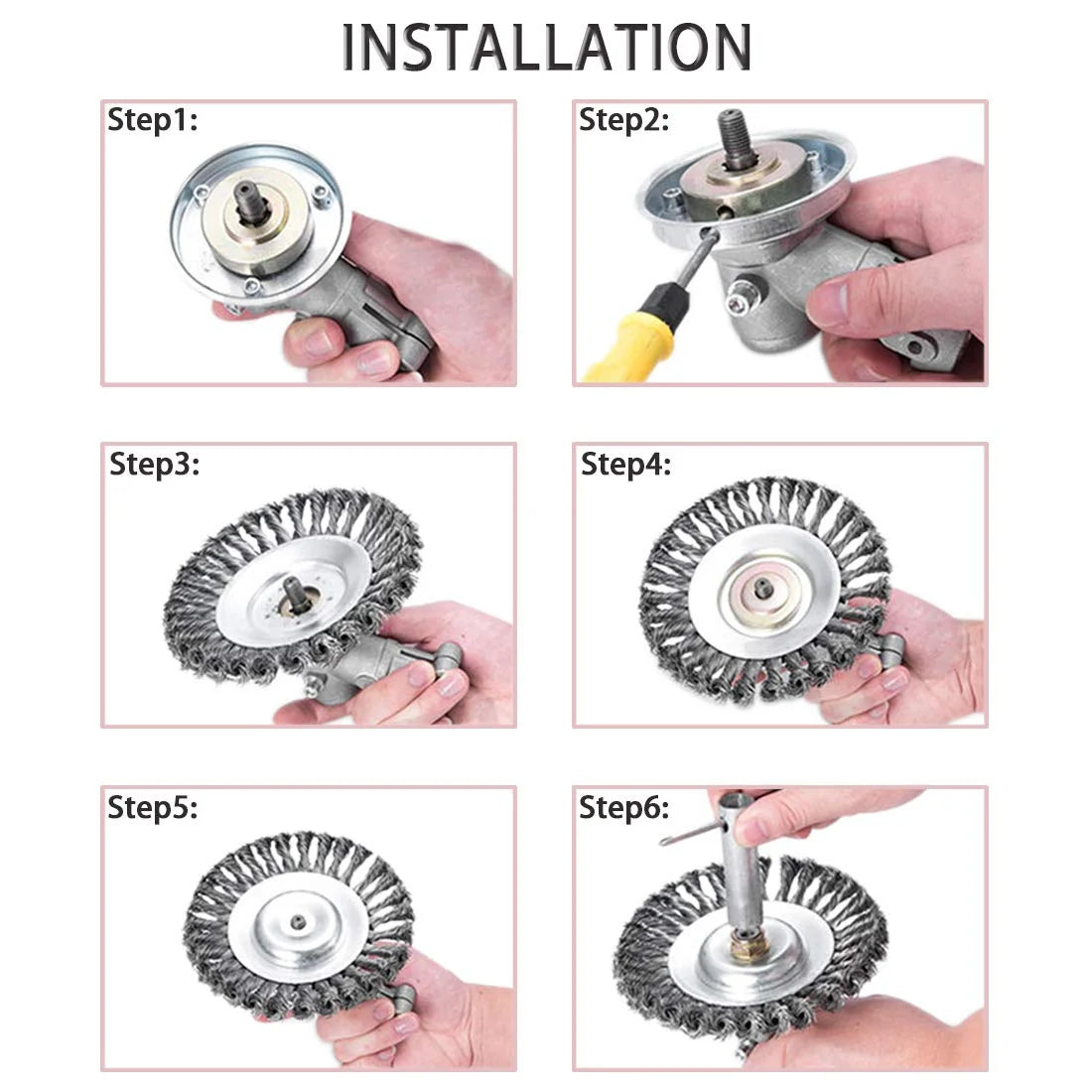 6 inch Weed Trimmer Edge Head Replacement F359456