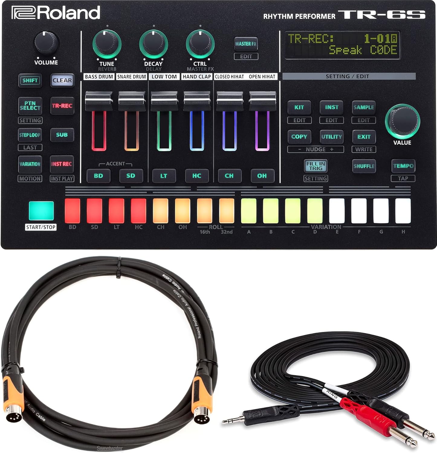 Rhythm Machine Bundle with MIDI Cable R329