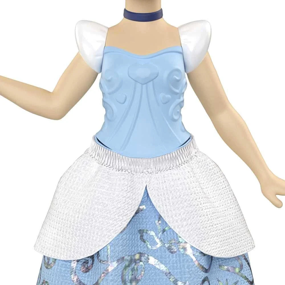 2 Disney Princess 3.5-inch Small Dolls - Cinderella & Mulan W5915