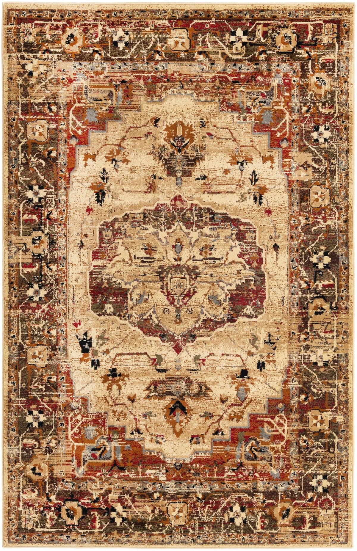 Cream Medium Rug J773382