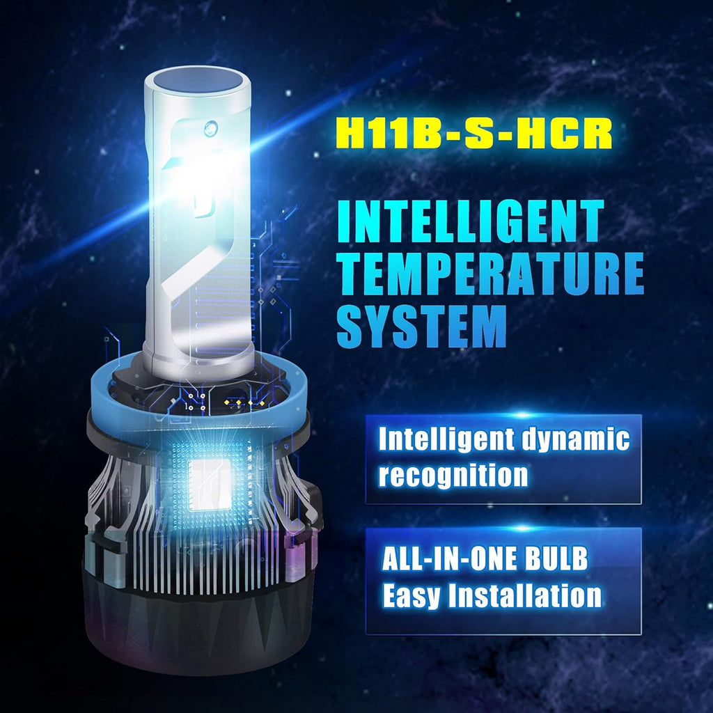 6000K Xenon White LED Bulbs Conversion Kit Pack of 2 O569511