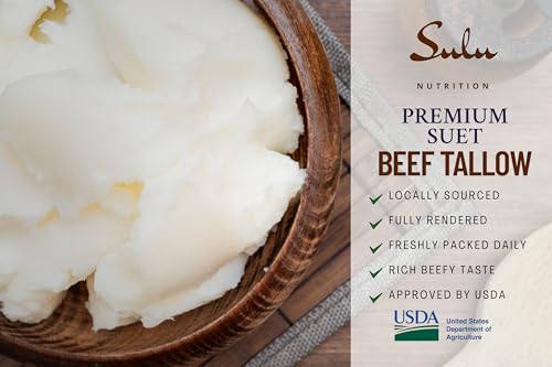 100% Pure Rendered NON GMO Beef Tallow 7LBS A39761
