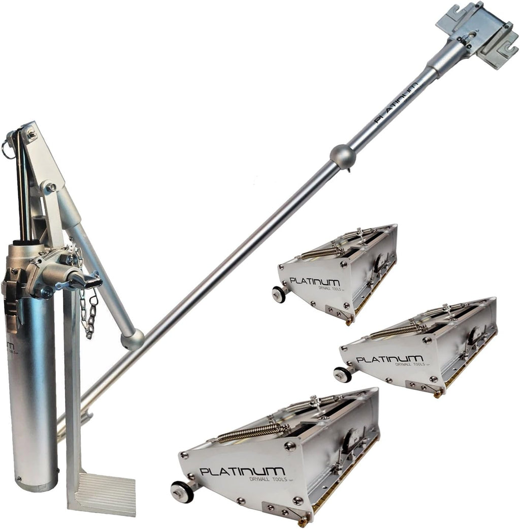 8"/10" & 12" Flat Box Finishing Combo with Handle Compound Pump & Filler J439