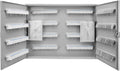 Key Lock 320 Position Key Cabinet Lock Box Grey with White Key Tags T7113