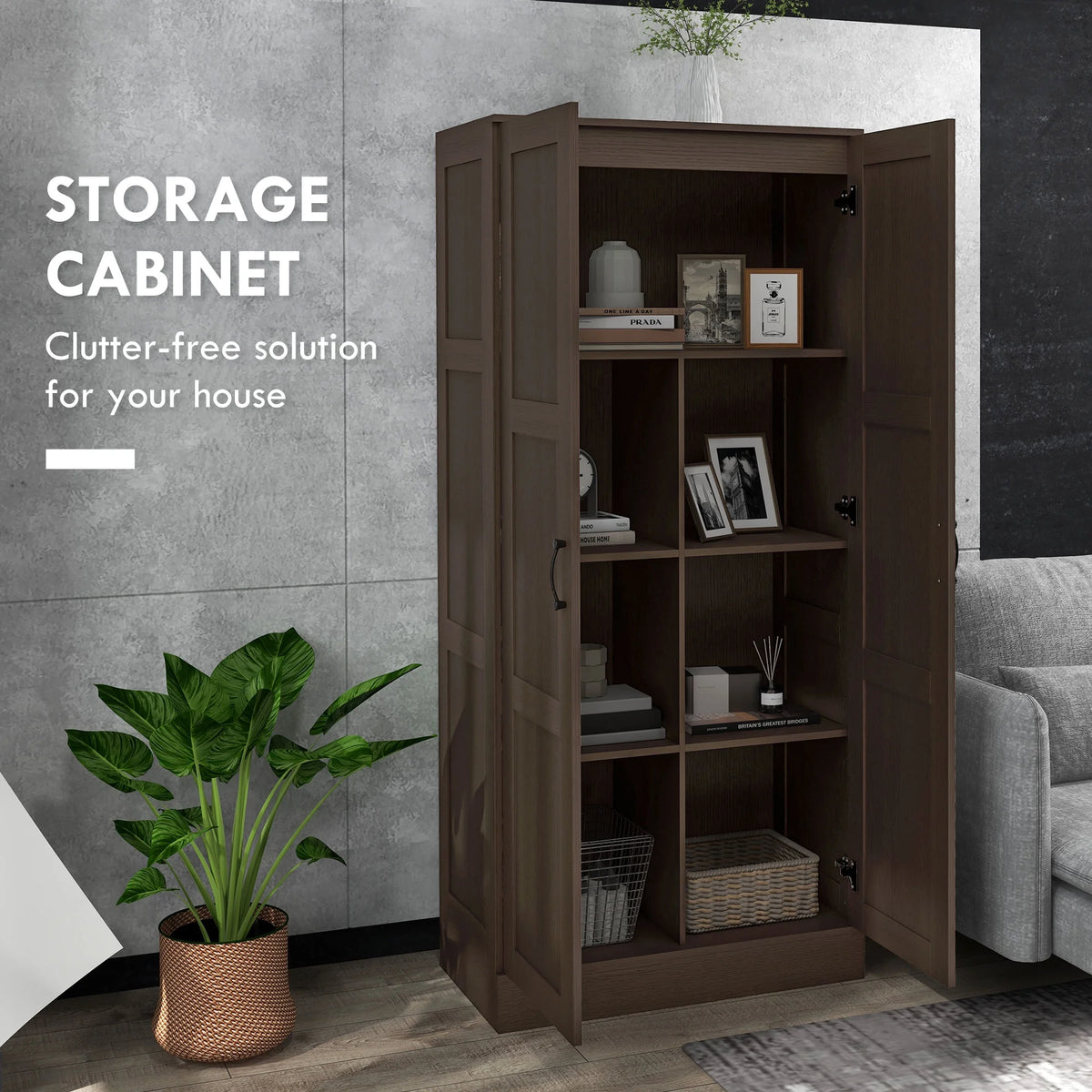 Storage Cabinet with Storage Shelves U3552