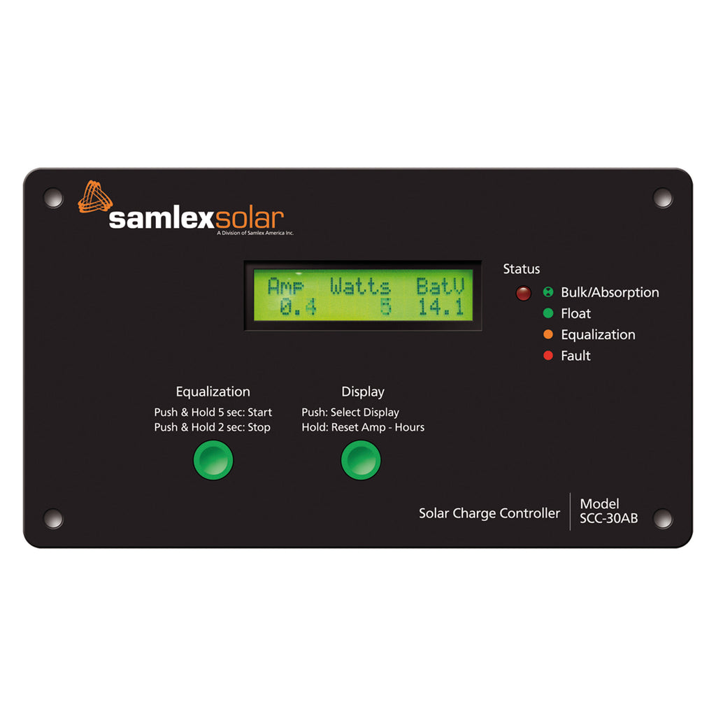 30A Flush Mount Solar Charge Controller R37088