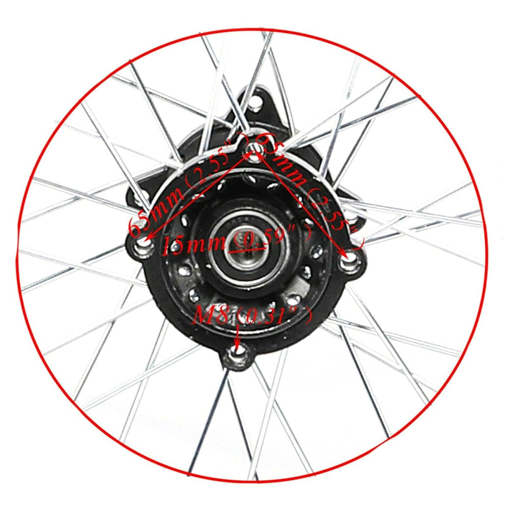 14" Rear Wheel 90/100-14 Tire + Rim for Dirt Bike Pit Bike C613