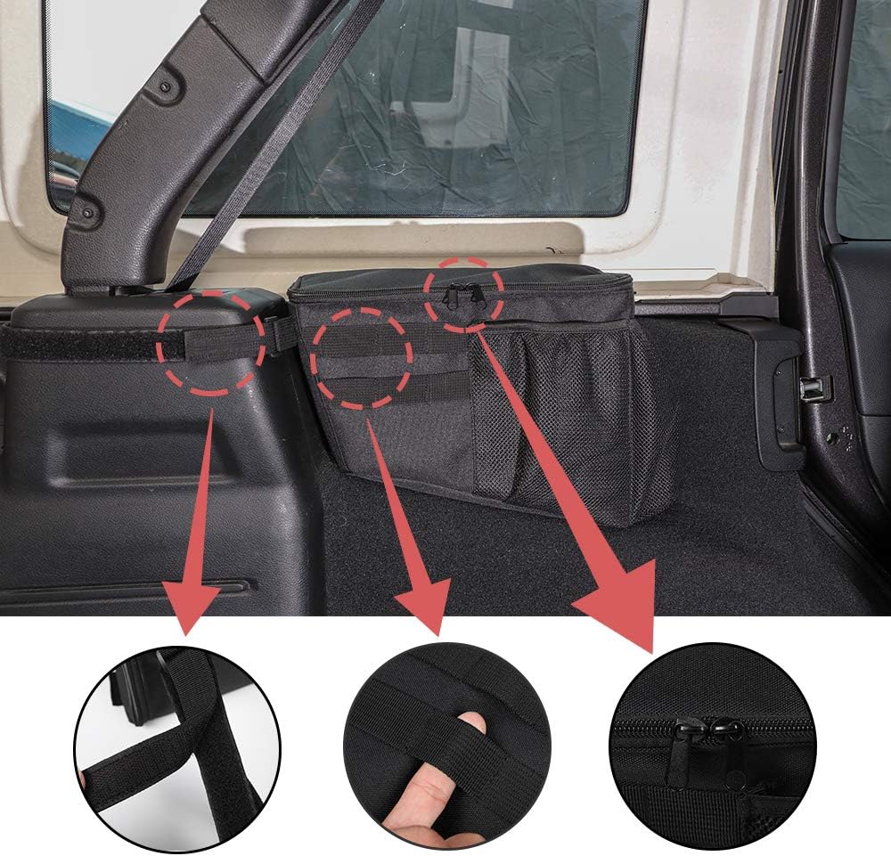 Car Trunk Organizer, Cargo Organizer Side Storage Bag V60601