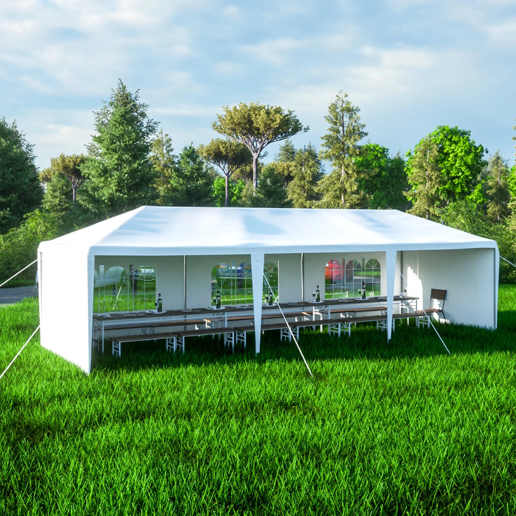 10x30' Outdoor Canopy Tent with 5 Removable Sidewalls U483