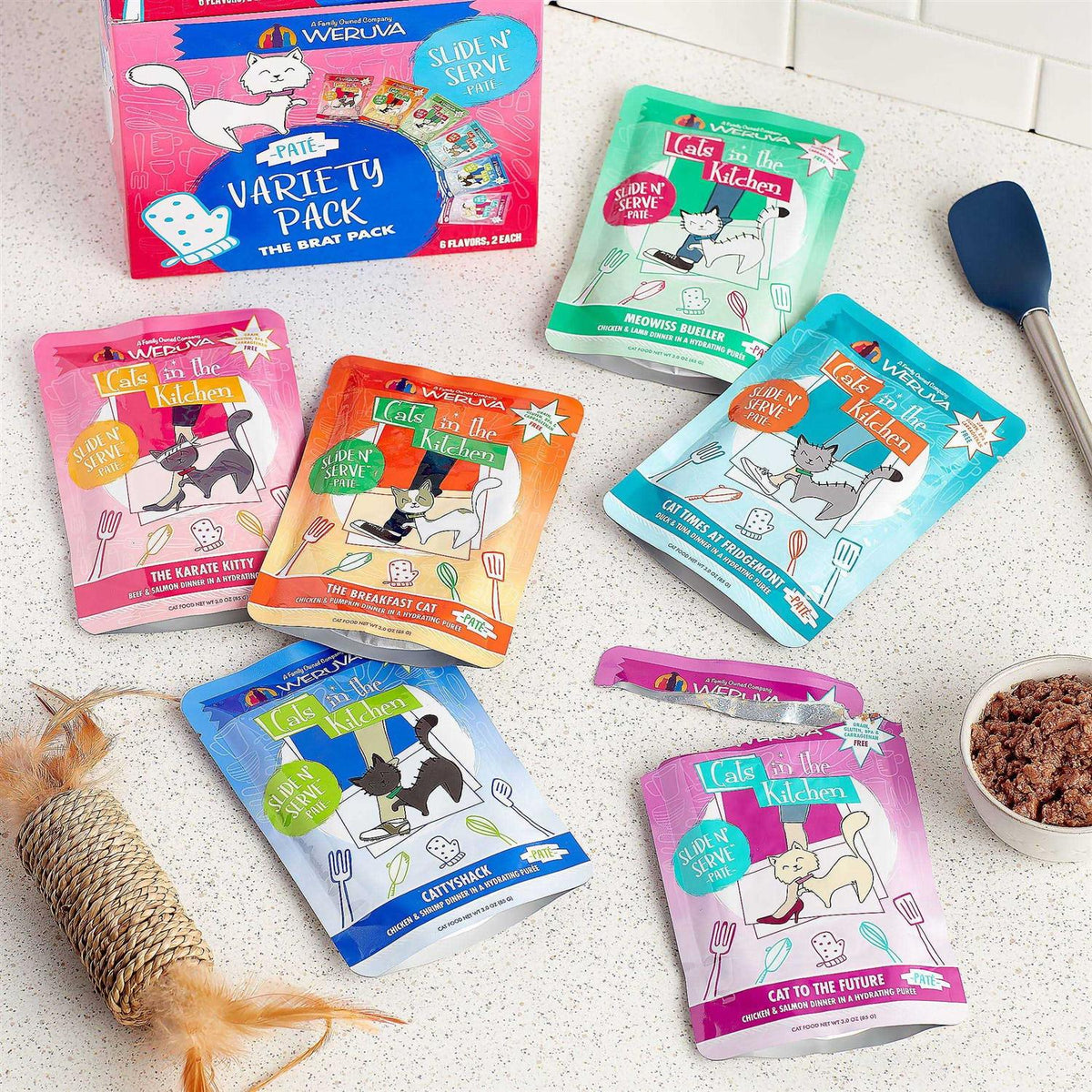 Variety Cat Food Pouches V4769