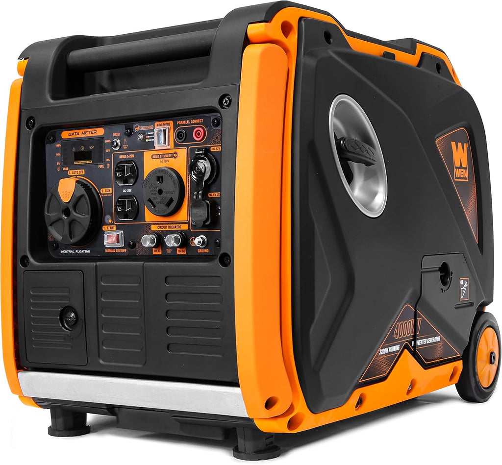 4000-Watt Dual Fuel Portable Inverter Generator with Fuel Shut-Off U238863