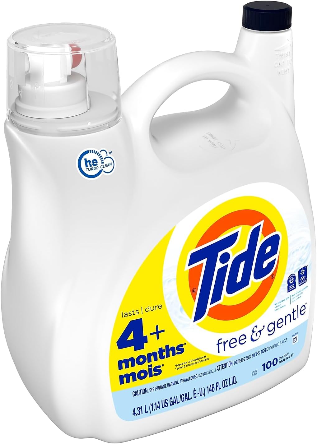 Liquid Laundry Detergent, 107 loads 154 fl oz J84833