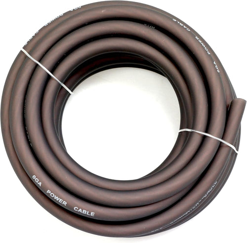 0 Gauge Red/Black Amplifier Power/Ground Wire Set 50 Feet R3968