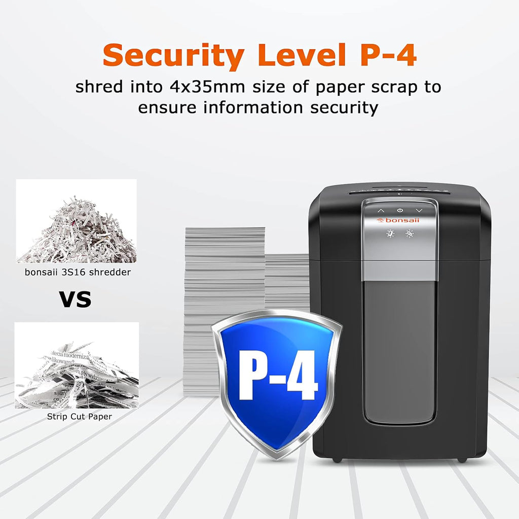 18 Sheet Cross-Cut Paper Shredder with 7.9 Gallons Pullout Wastebasket E992340