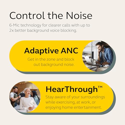 Caramel Wireless Bluetooth Earbuds with Active Noise Cancellation O526