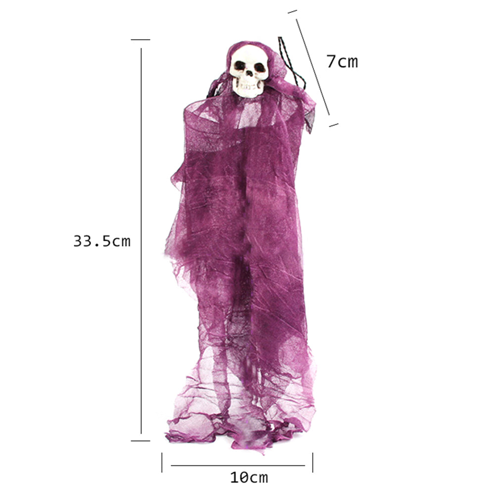 Grey Halloween Skull Decoration Prop J197673