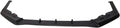 Black ABS Front Bumper Lip Splitter Y3251