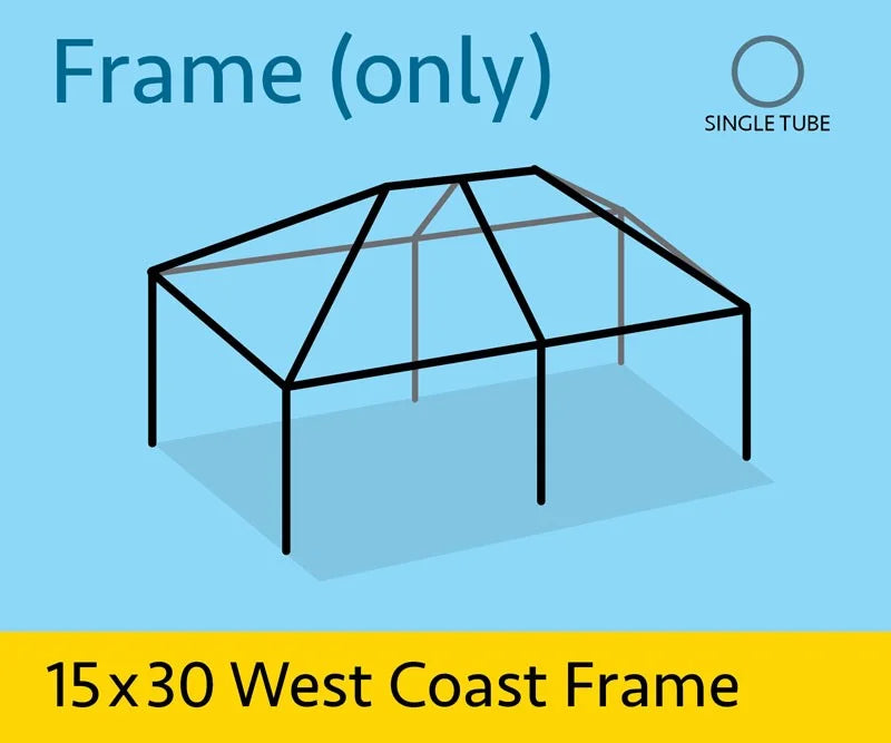 West Coast Tent Frame Only, 15 ft x 30 ft G8254